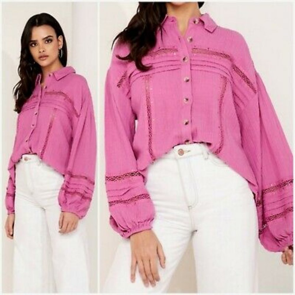 NWT Free People Summer Star Top S